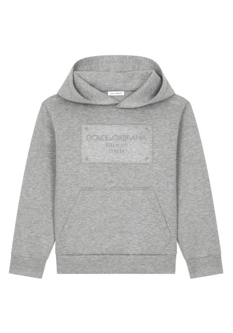Felpa con logo DOLCE & GABBANA KIDS | L4JWKO G7N0CS8291